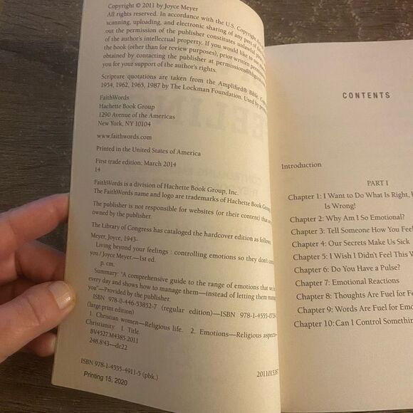 Joyce Meyer Living Beyond Your Feelings - Controlling Emotions So They Don't Con - Picture 7 of 10